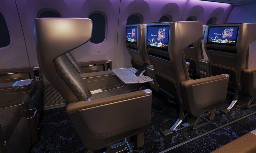 Premium Economy Class im Dreamliner von China Airlines: So soll sie aussehen.