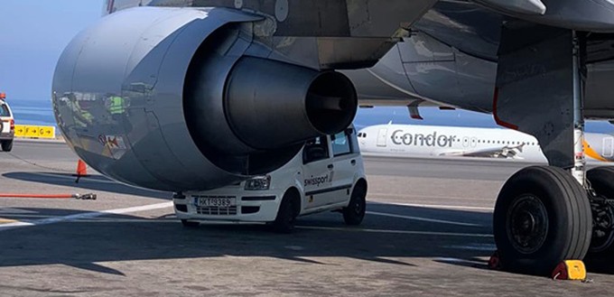 Nach viereinhalb Stunden konnte der Airbus A320 von Eurowings doch noch starten.