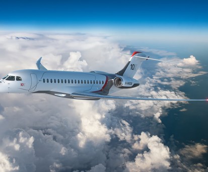 Dassaults neuster Businessjet: Mit der Falcon 10X hat der Flugzeugbauer ein neues Flaggschiff.
