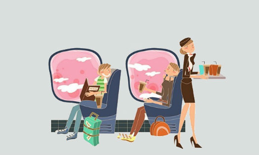 Flugbegleiter: Sie müssen einiges mitmachen.