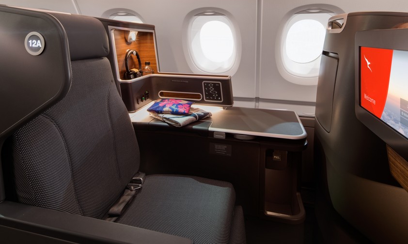 Die neue Business Class im A380 von Qantas: Die neuen Sitze werden bereits in den Dreamlinern der Airline eingesetzt.