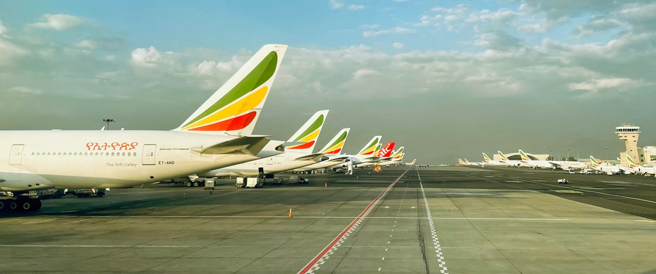 Jets von Ethiopian Airlines in Addis Abeba: Die Airline hat einen neuen starken Mann.