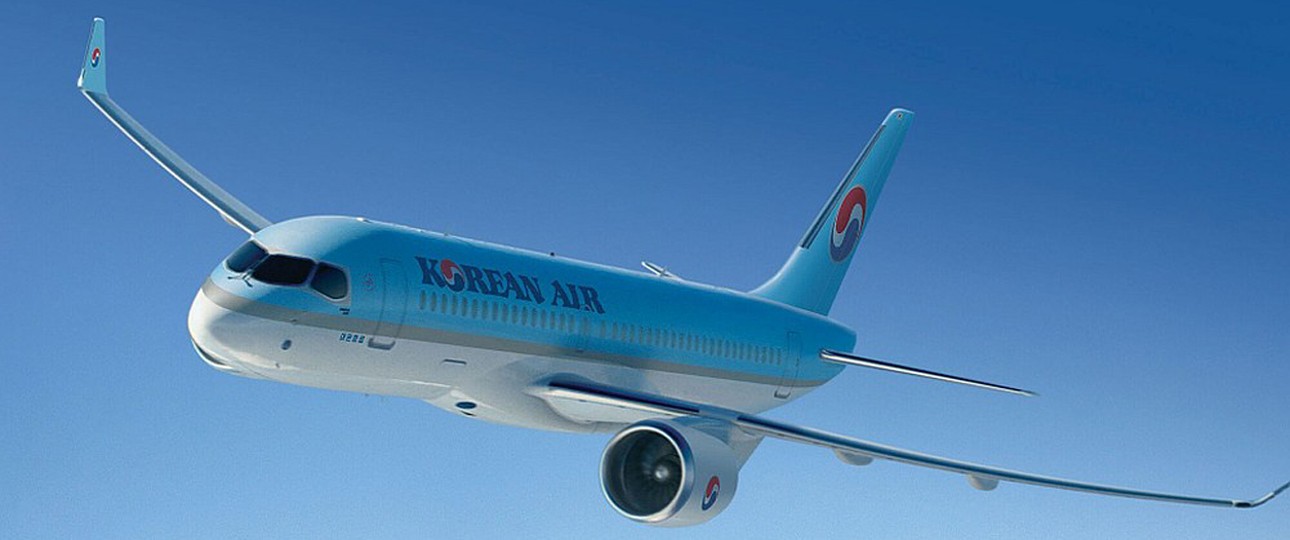 A220-300 von Korean Air: Einer der Flieger wird derzeit untersucht.