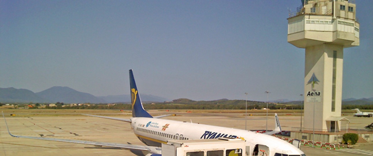 Ryanair-Jet in Girona: Die Iren drohen mit dem Auszug.