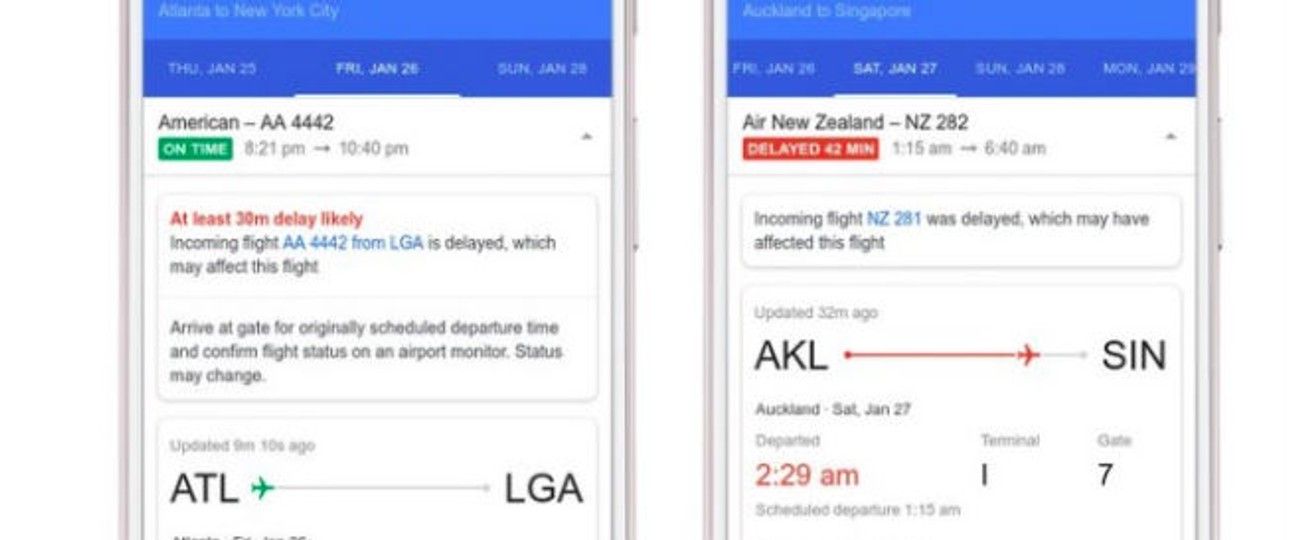 Google Flights: Künstliche Intelligenz an der Arbeit.