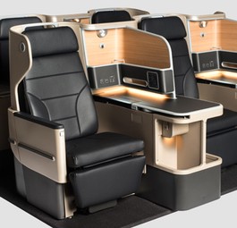 Optisch gleicht der neue Business-Sitz von Qantas den Produkten anderer Fluggesellschaften.