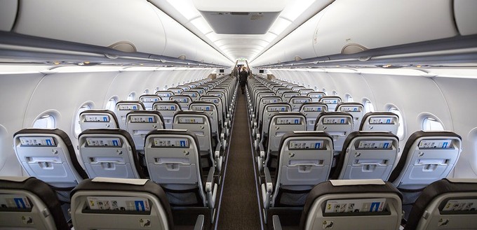 ... is how the plane looks from the inside.