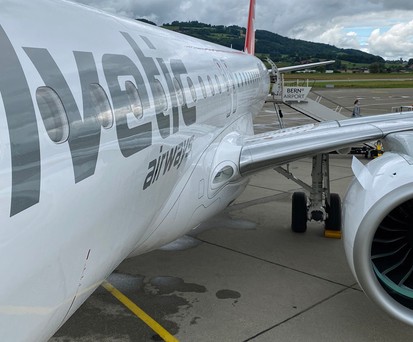 Embraer E195-E2 von Helvetic Airways: Rechtzeitig Ersatzmotoren bestellt.