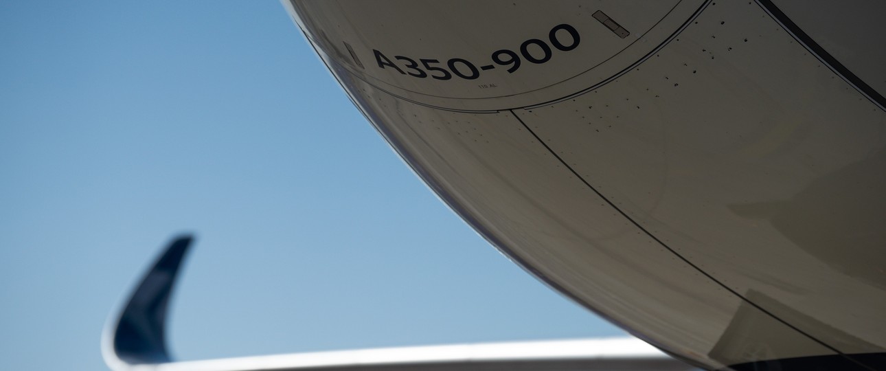 Airbus A350-900 (hier im Bild ein Jet von Delta): Auch ein unbekannter Kunde will 15 Exemplare.