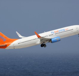 Boeing 737-800 von Sunwing Airlines: Die Fluggesellschaft streicht aktuell ihren Flugplan zusammen.