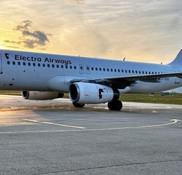 So sahen die Flugzeuge von Electra Airways bisher aus - schlicht und aunauffällig.
