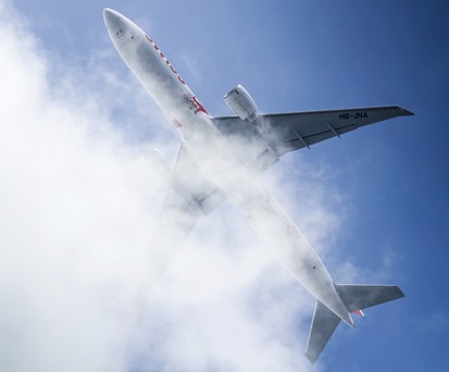 Flugzeug von Swiss: Die Schweizer legen deutlich zu.