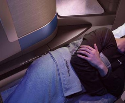 United setzt in neuer Business Class auf guten Schlaf