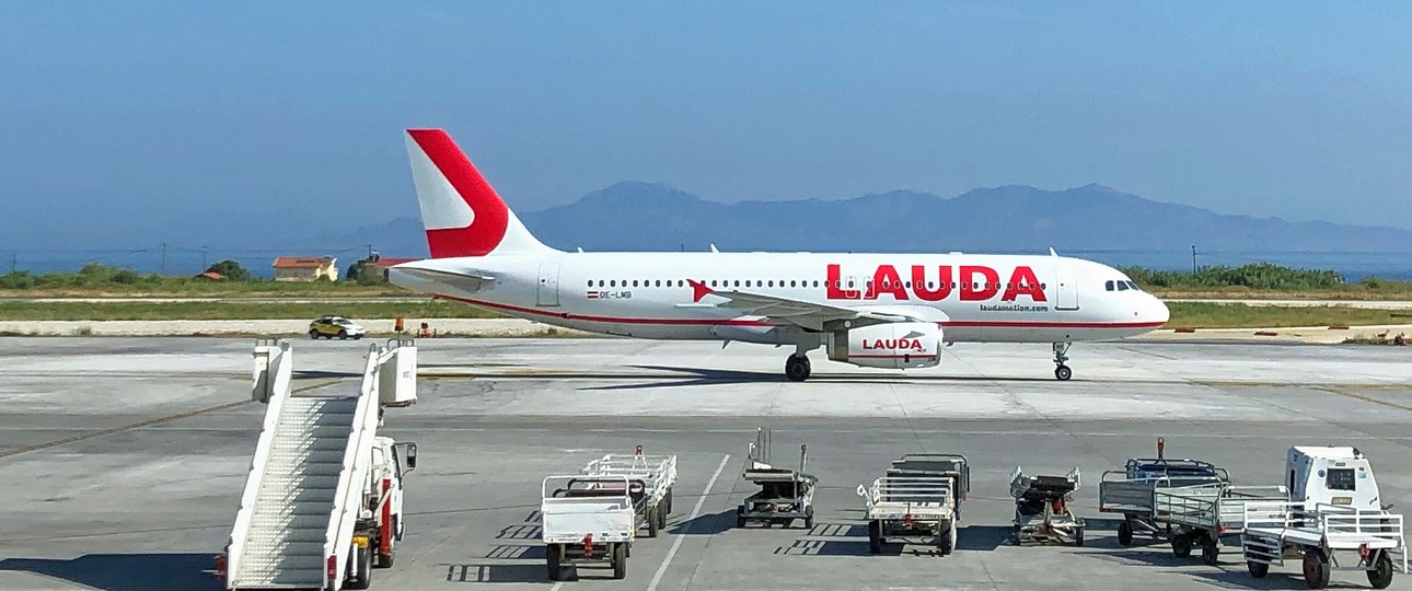 Airbus A320 von Lauda: Jets werden bereits verlegt.