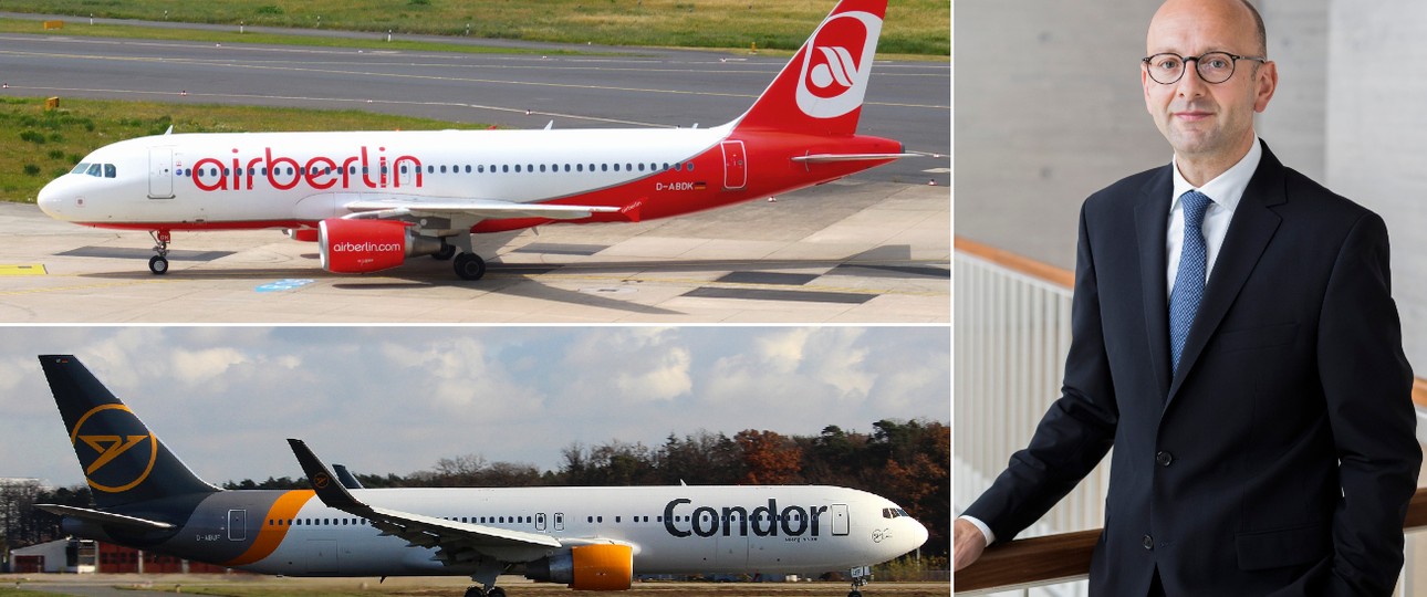 Air Berlin und Condor, Lucas Flöther: Spezialität Schutzschirm.