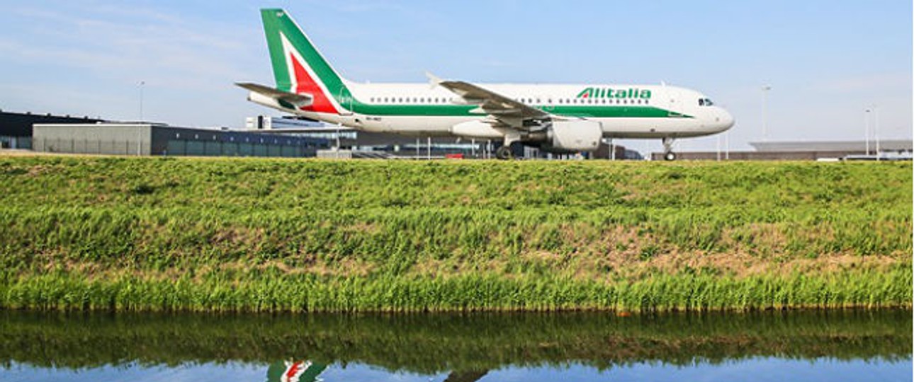 Airbus A320 von Alitalia: Die Zukunft der Fluggesellschaft ist ungewisser denn je.