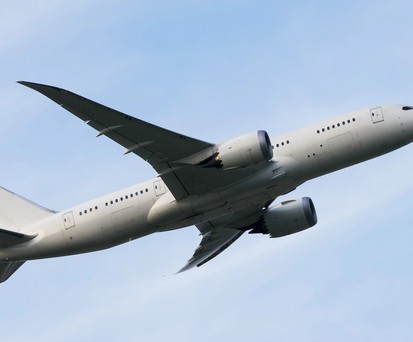 Boeing 787-8 im Flug: Der Dreamliner könnte bald zu Frachtflugzeugen umgerüstet werden.