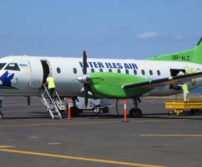 Saab 340 von Int'Air Îles: Alle Maschinen bleiben am Boden.