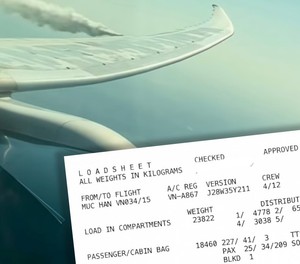 vietnam airlines vn34 fuel dump load sheet 01