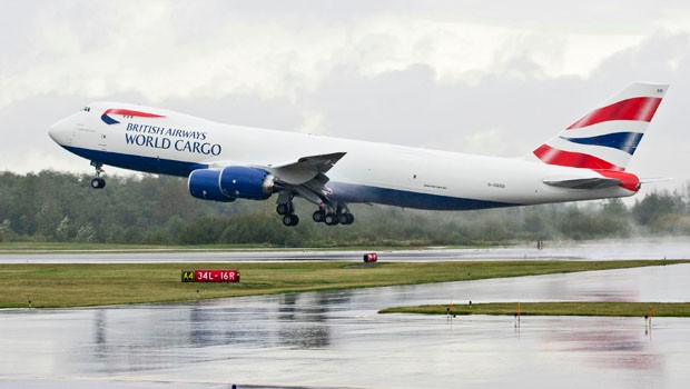 Boeing B747-8F von British Airways: Zu groß für Barajas?