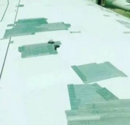 Patchwork auf Flügel sorgt für Aufsehen