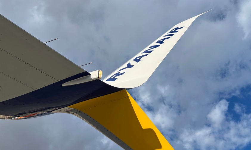 Winglet einer Boeing 737-800 von Ryanair: Die Wiener Flotte wird um 737 Max ergänzt.