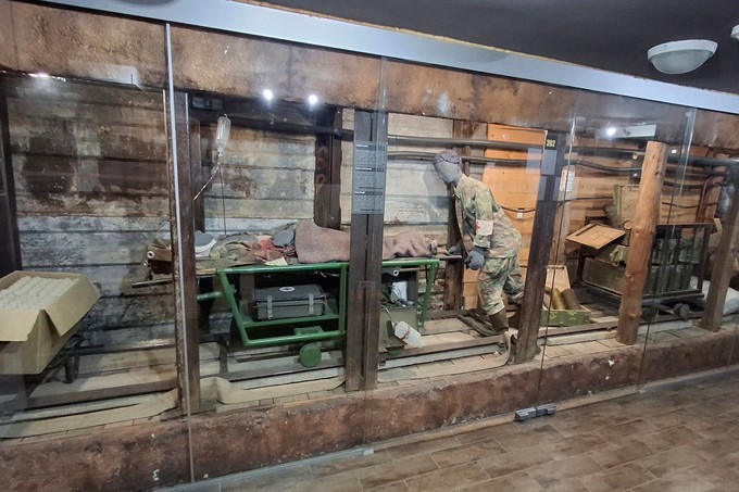 Die Ausstellung des Museums zeigt den Bau und die Funktion des Tunnels.