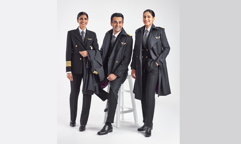 So kommen die Pilotinnen und Piloten von Air India künftig daher.