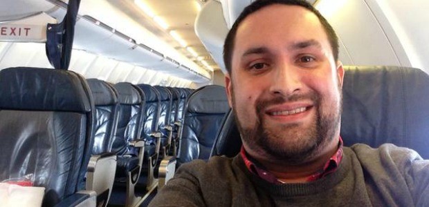«Ich mache keine Witze, ich bin ganz allein im Flieger.» twitterte Chris O'Leary. Leider stieg kurz darauf ein zweiter Passagier hinzu. Sie sollten dennoch die einzigen bleiben.