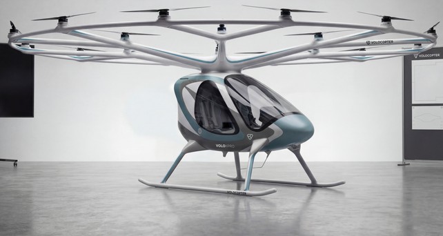 So soll der neue VoloXPro aussehen: Im Herbst will das Unternehmen den neuen Evtol den ersten Kunden zeigen.  