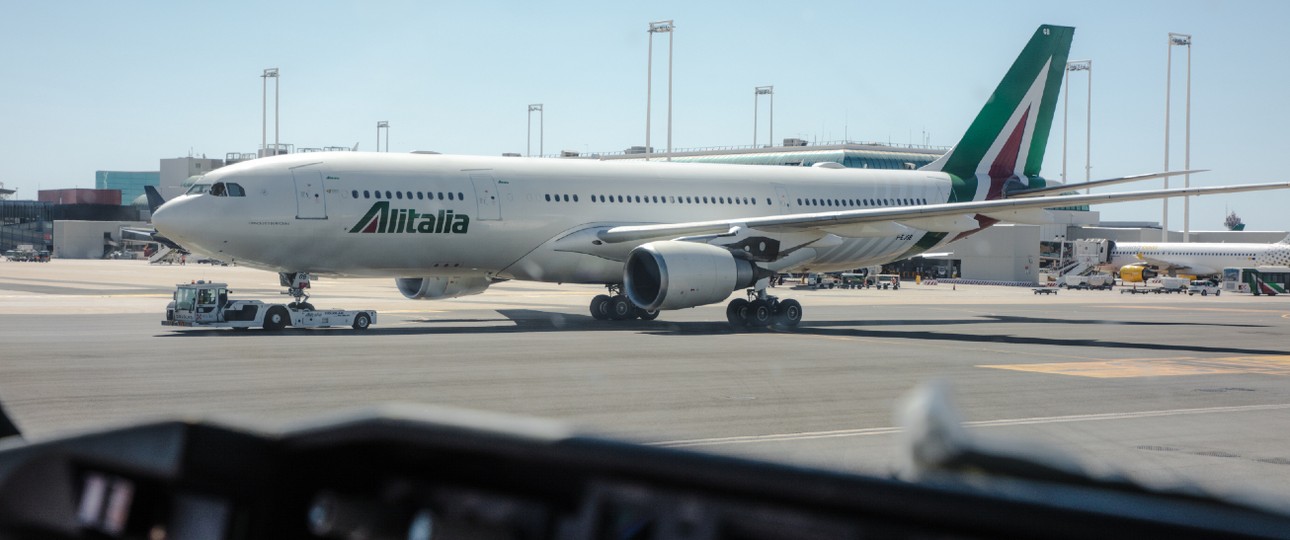 Flugzeug von Alitalia: Die Marke könnte ein Comeback erleben.