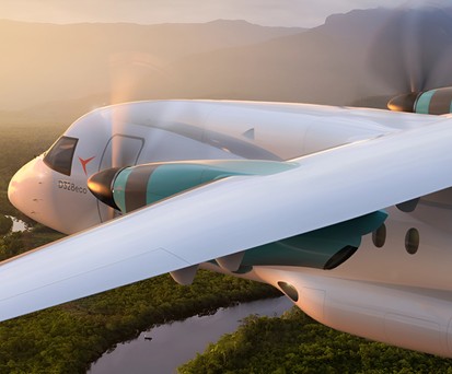 Die D328 Eco der Deutsche Aircraft: Die Spitze stammt aus Südamerika.