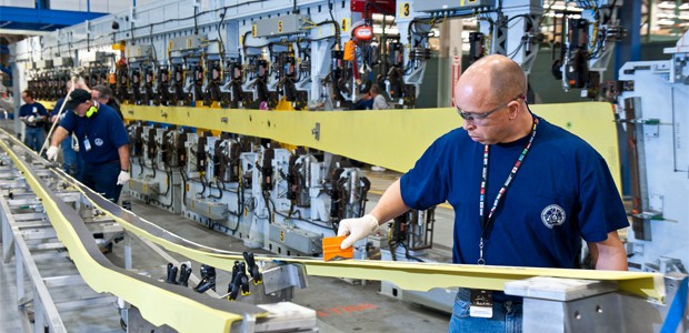Arbeiter im Boeing-Werk: Wird zu viel gebaut?