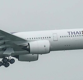 Airbus A350 von Thai Airways: Fehlanflug auf Frankfurt.
