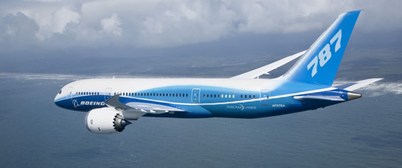 Dreamliner von Boeing: Zur Hälfte mit Verbundverkstoffen gebaut.