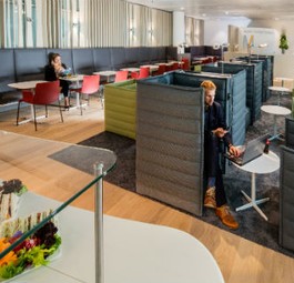 Europa Lounge am Flughafen München: Frisch renoviert.