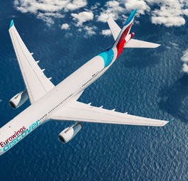 Airbus A330 von Eurowings Discover: Weniger oft in die Karibik.