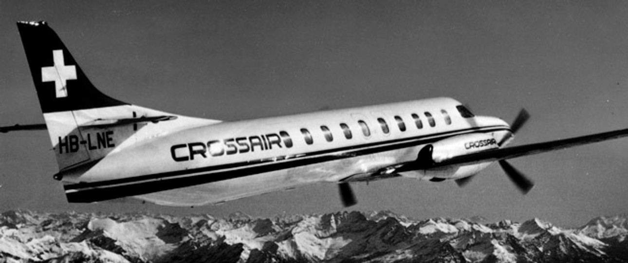 Mit den Flugzeugen des Typs Metroliner II nahm die Crossair 1979 den Linienverkehr auf. Die Metro II wurde später durch Metroliner III ersetzt.