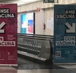 Trennung in Mallorca: Geimpfte und Ungeimpfte.