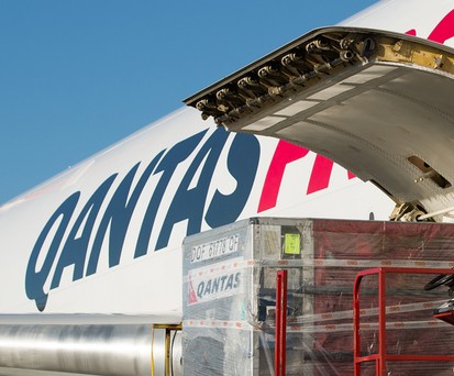 Frachtgeschäft von Qantas: Besonders stark betroffen.
