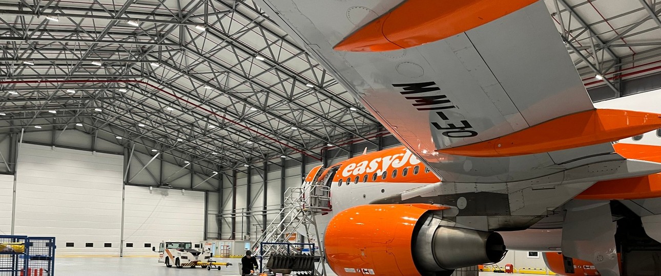 Airbus A320 von Easyjet: aeroTELEGRAPH war beim A-Check eine Nacht dabei.