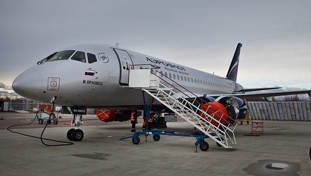 Ein Superjet 100 von Aeroflot: Kein Grounding der Flotte.