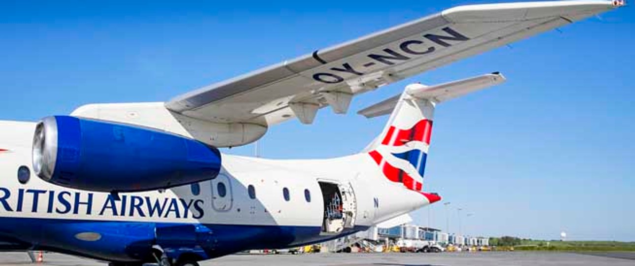 Sun-Air ist unabhängig, fliegt aber als Franchise von British Airways.