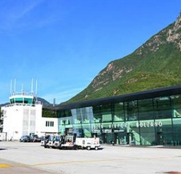 Flughafen Bozen: Nur 50'000 Fluggäste im Jahr.