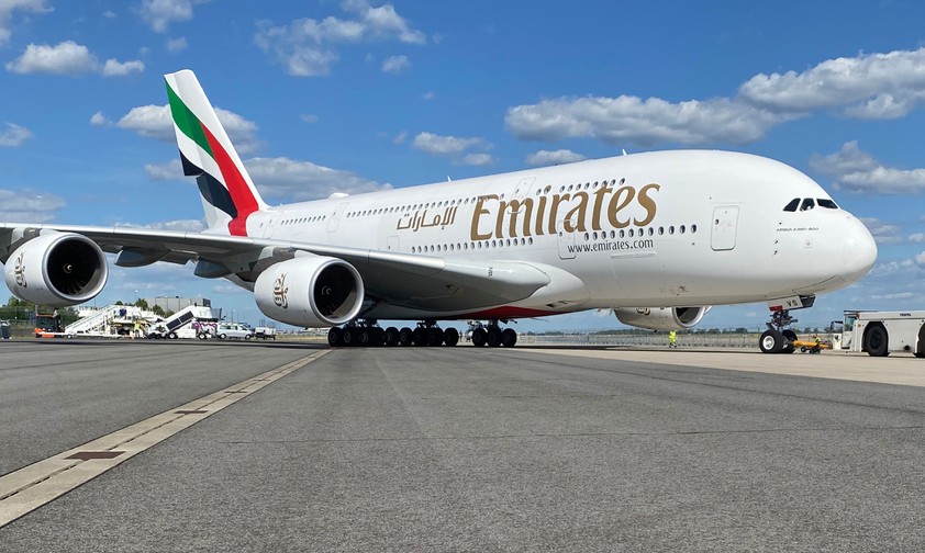 Airbus A380 vom Emirates: Selber nicht genug Platz für alle Inspektionen.