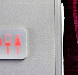 Belegte Flugzeugtoilette: Wie groß ist das Einsparpotenzial wenn Passagiere nicht mehr auf die Bordtoilette gehen würden?