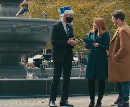 Westjet spielt den Weihnachtsmann