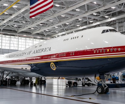 So sieht sie aus: Die Übergangs-Air-Force-One.
