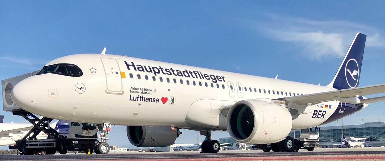 Die D-AINZ wird zum Hauptstadtflieger