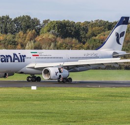 Airbus A330 von Iran Air: die Fluglinie hat nur noch sechs einsatzfähige Flugzeuge.